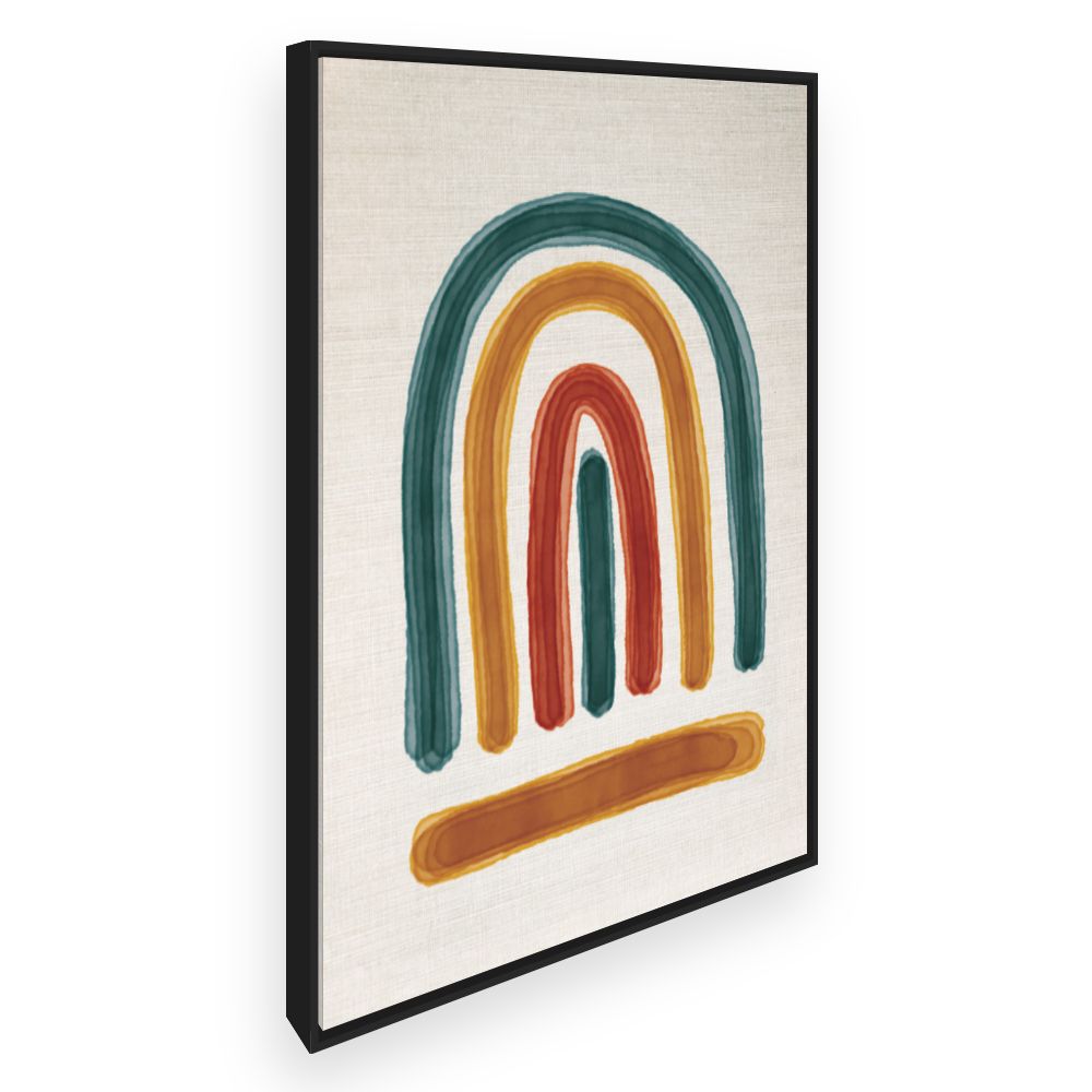 Toile Arc-en-ciel abstrait