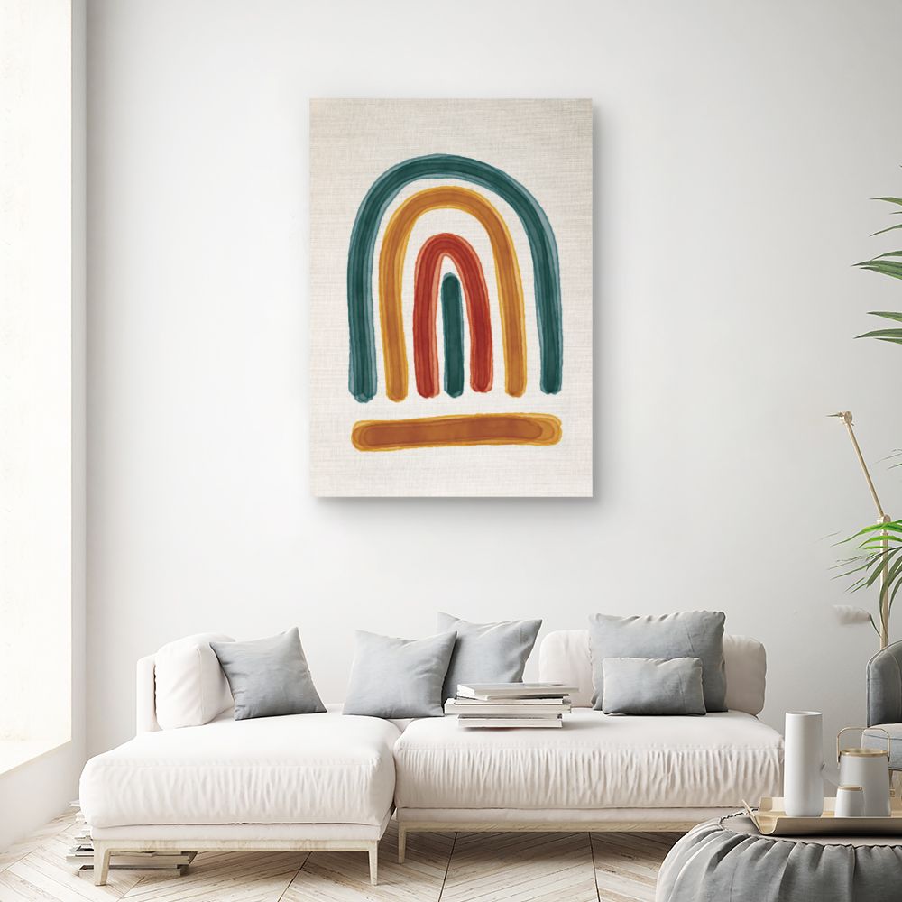 Tableau Arc-en-ciel abstrait