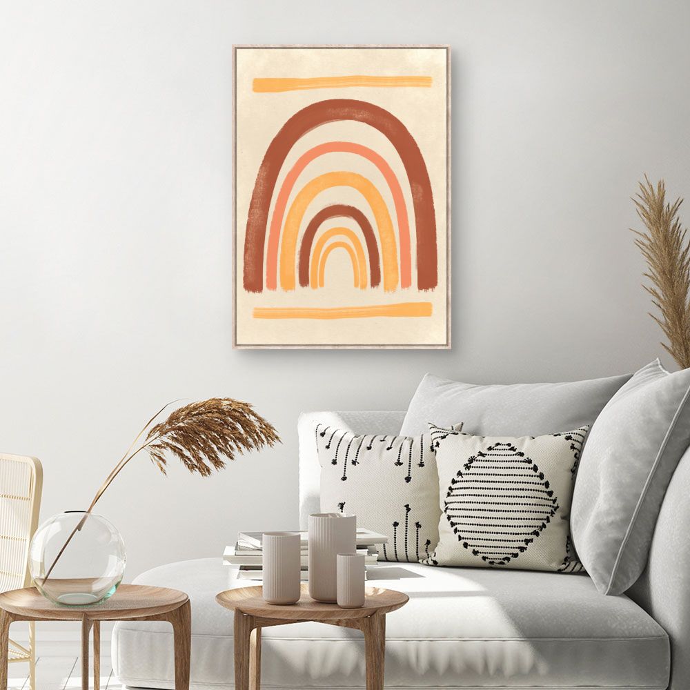 Tableau Arcs colorés abstraits