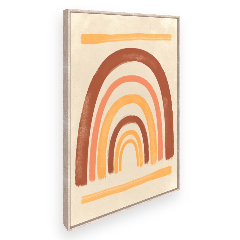 Toile Arcs colorés abstraits