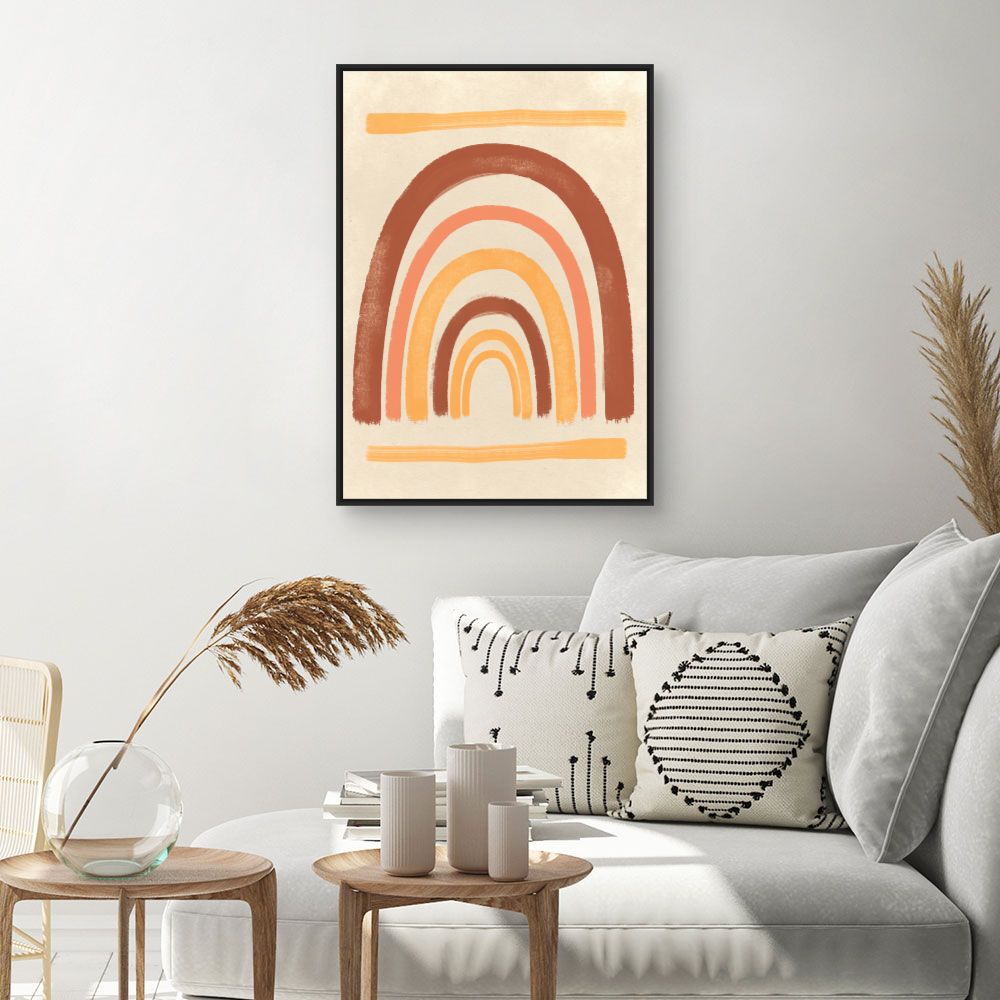 Tableau Arcs colorés abstraits