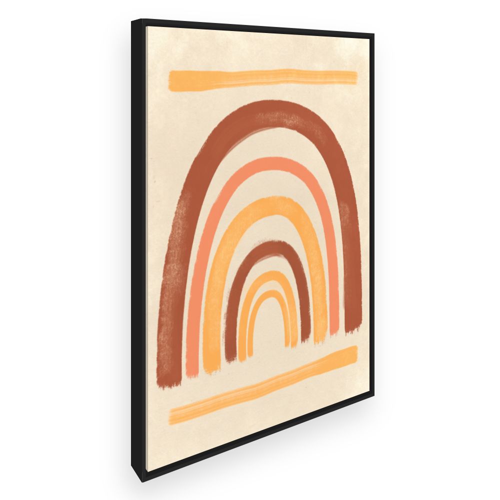 Toile Arcs colorés abstraits