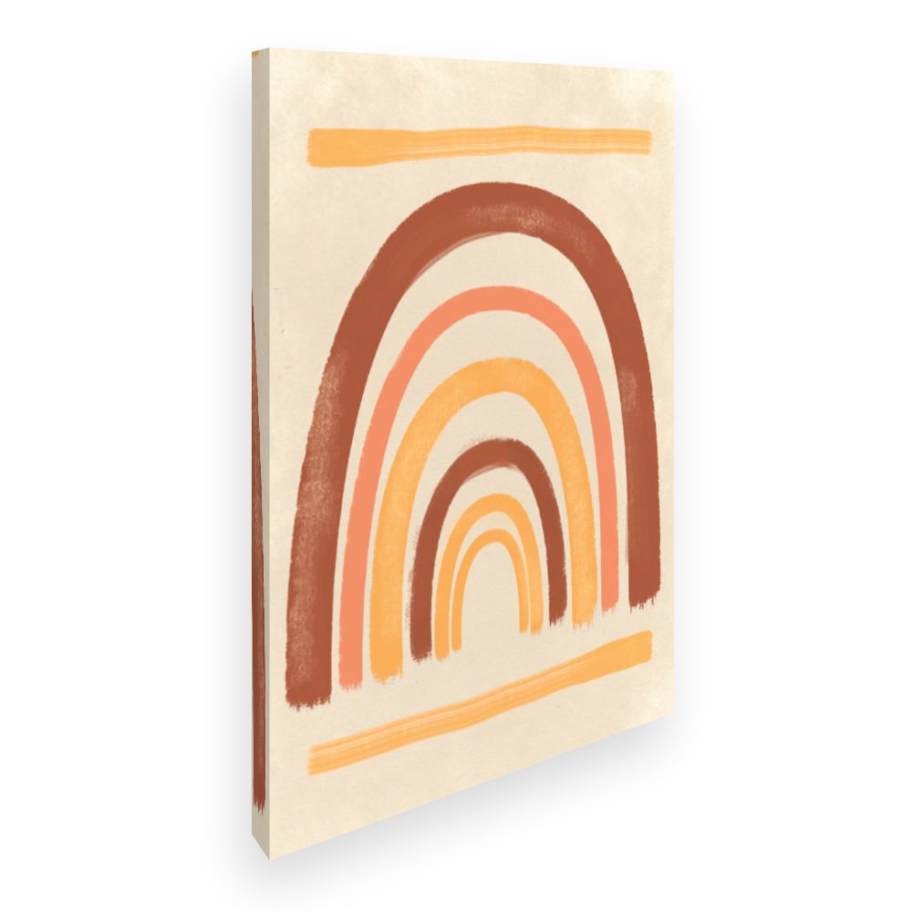 Toile Arcs colorés abstraits