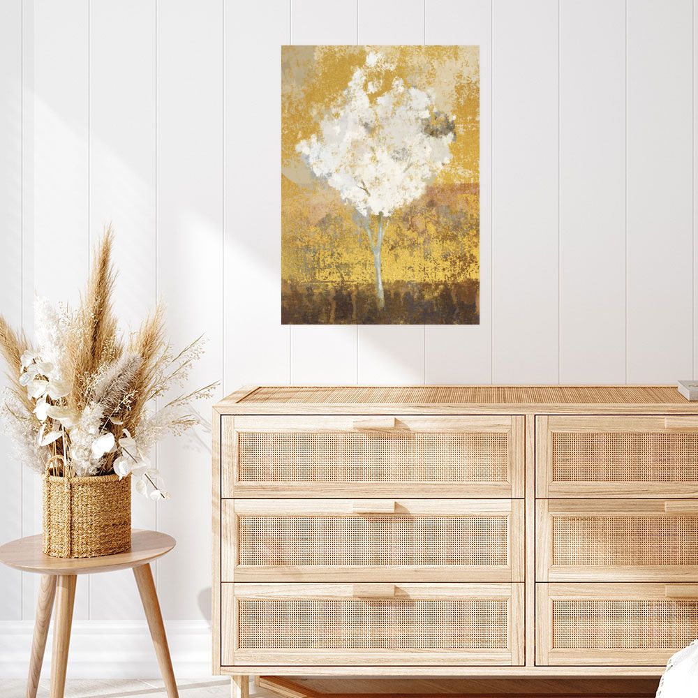 Affiche Arbre solitaire lumineux