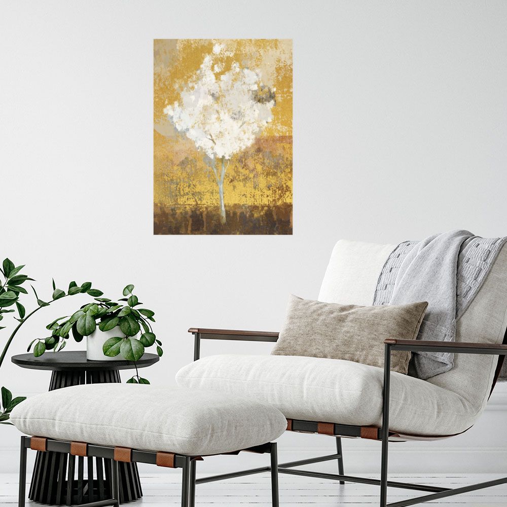 Affiche Arbre solitaire lumineux