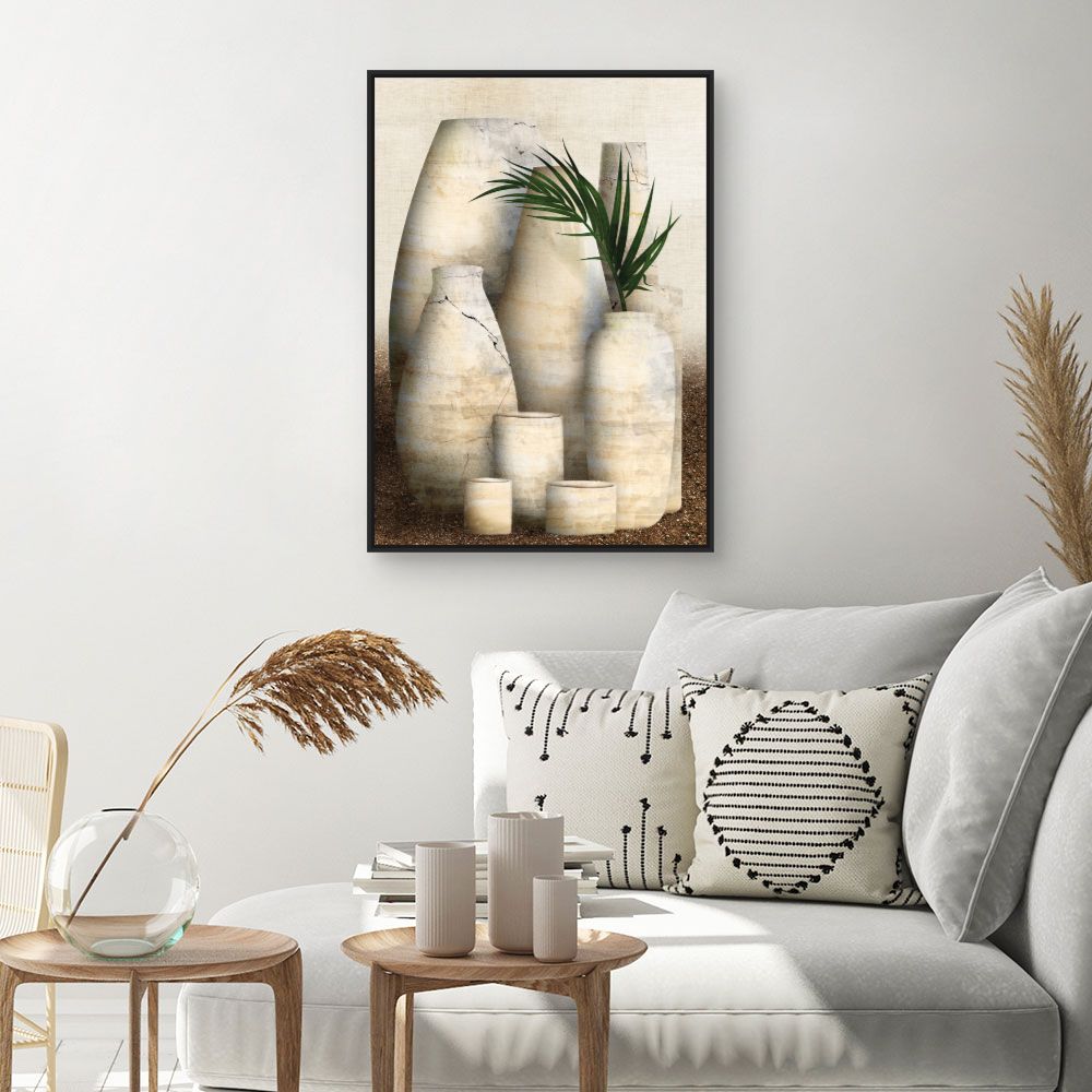 Tableau Vases en terre