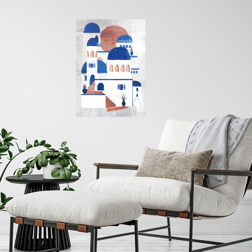 Affiche Architecture méditerranéenne