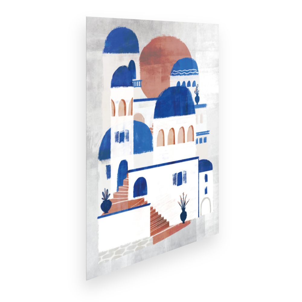 Affiche Architecture méditerranéenne