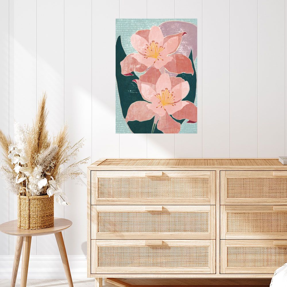 Affiche Fleurs délicates