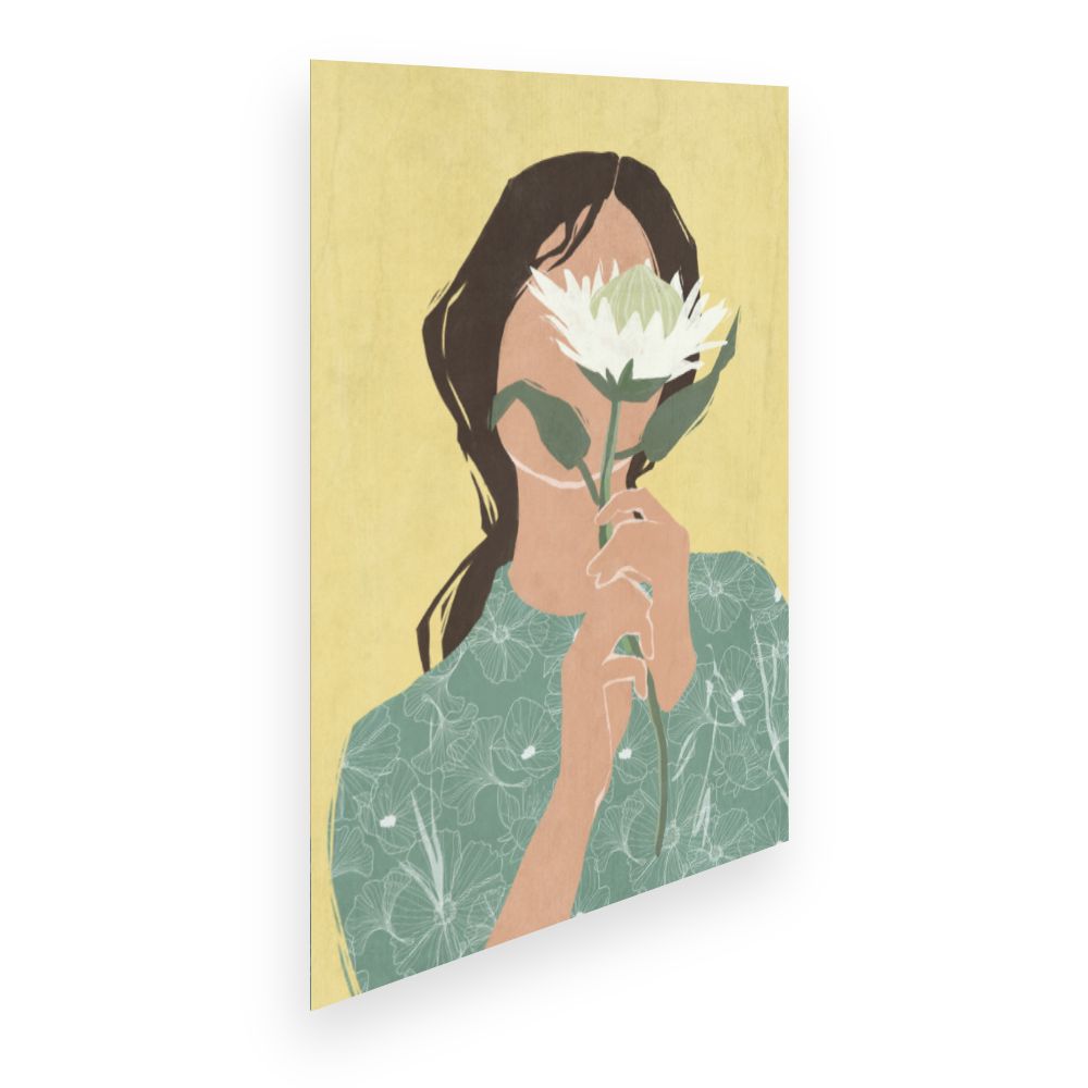 Affiche Fleur délicate féminine