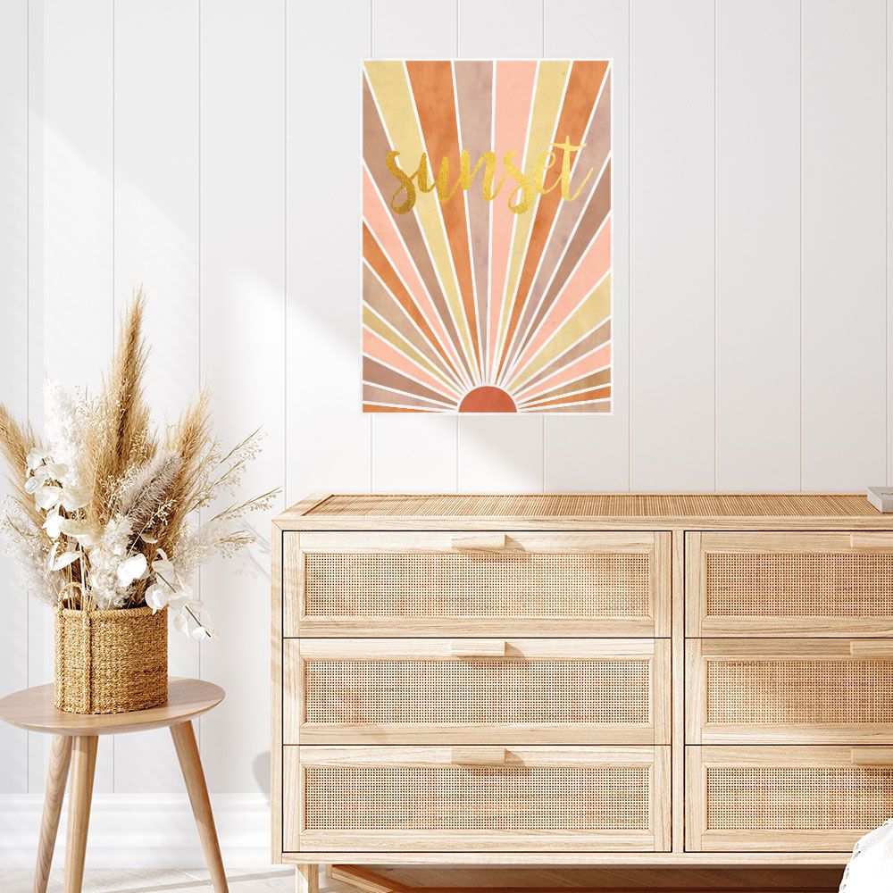 Affiche Coucher de soleil