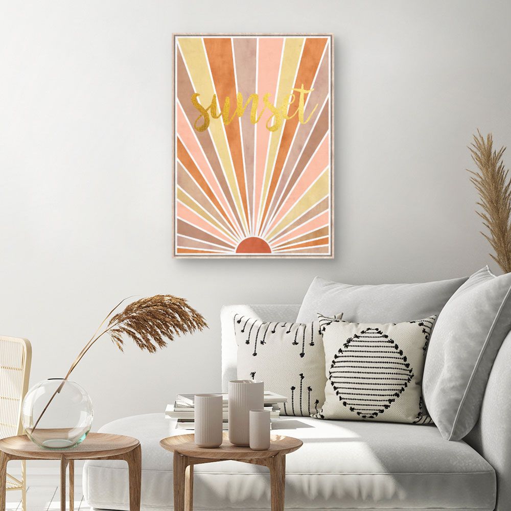 Tableau Rayons chaleureux