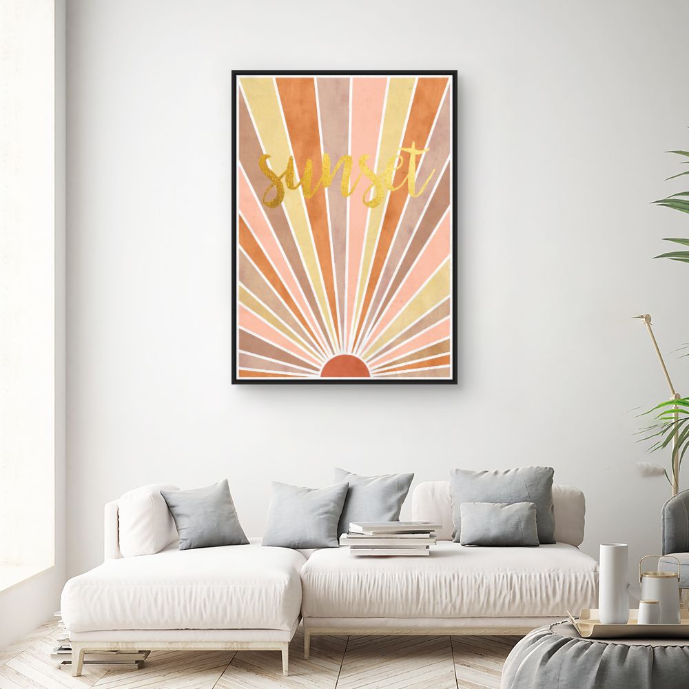 Tableau Rayons chaleureux