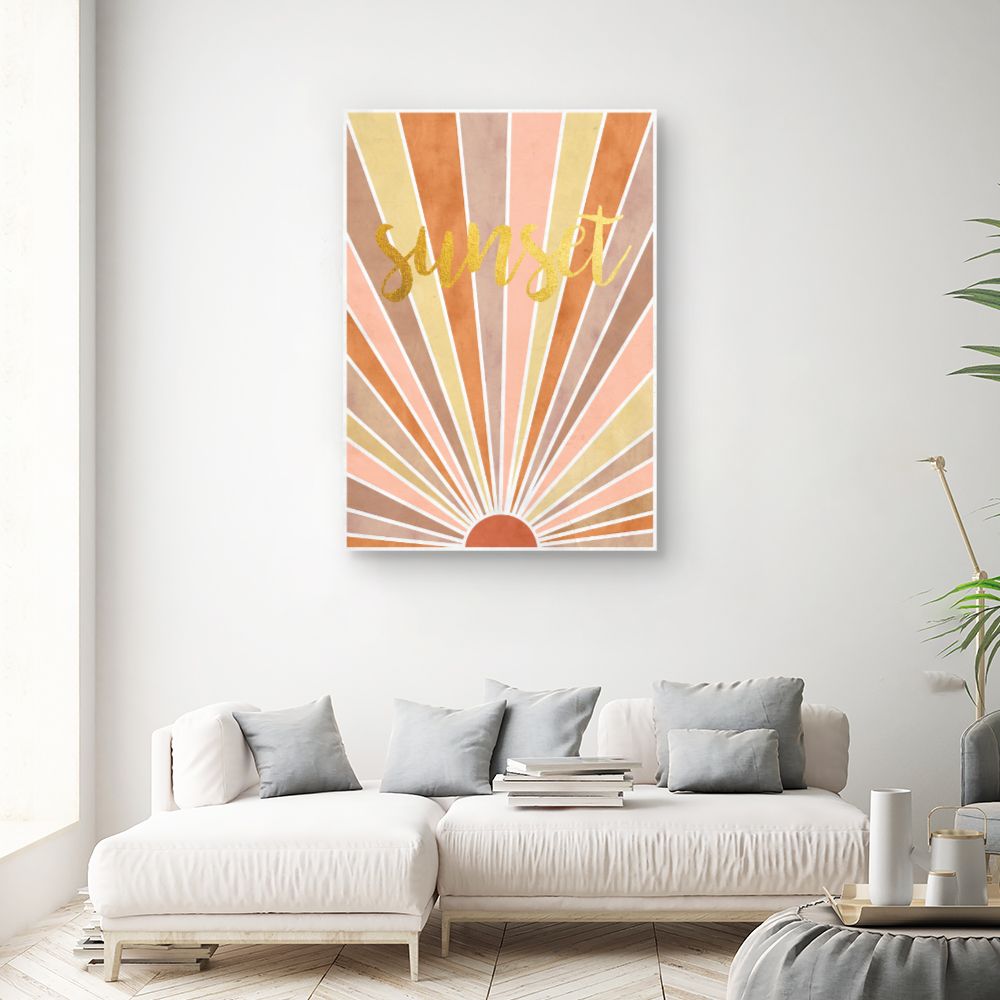 Tableau Rayons chaleureux