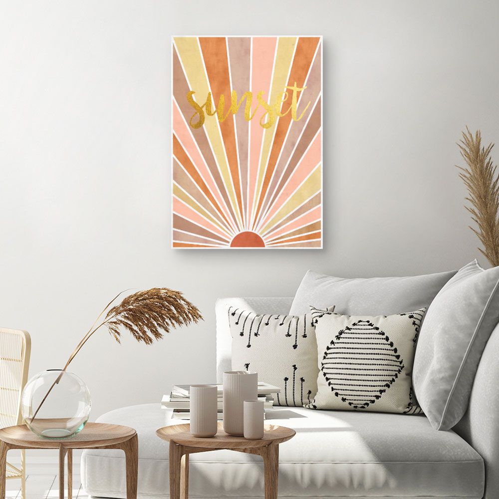 Tableau Rayons chaleureux