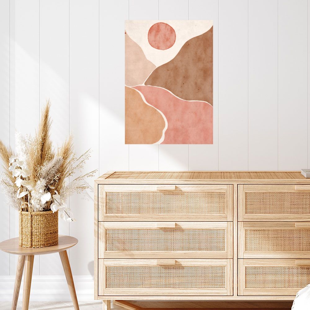 Affiche Collines abstraites