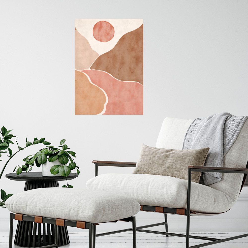 Affiche Collines abstraites