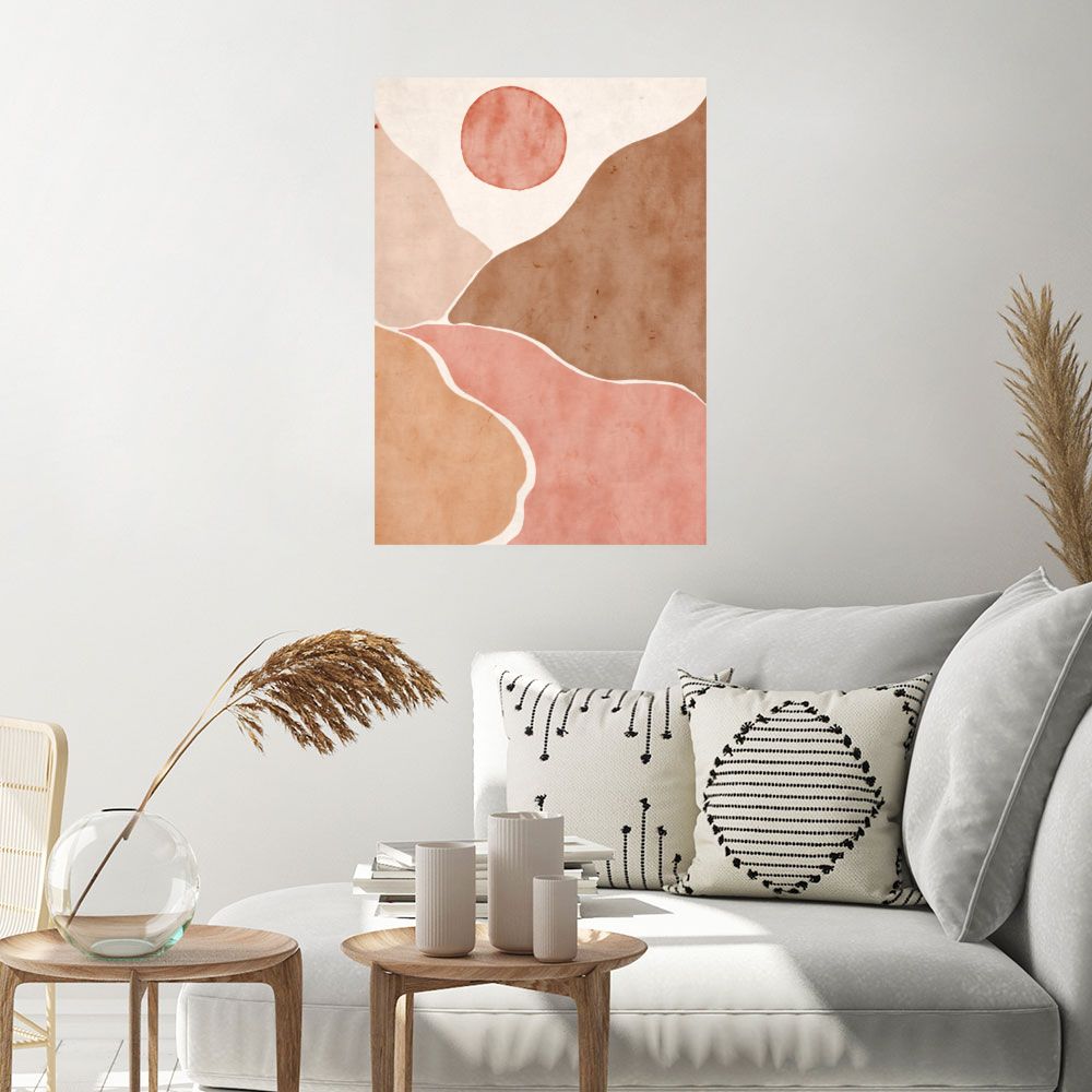 Affiche Collines abstraites