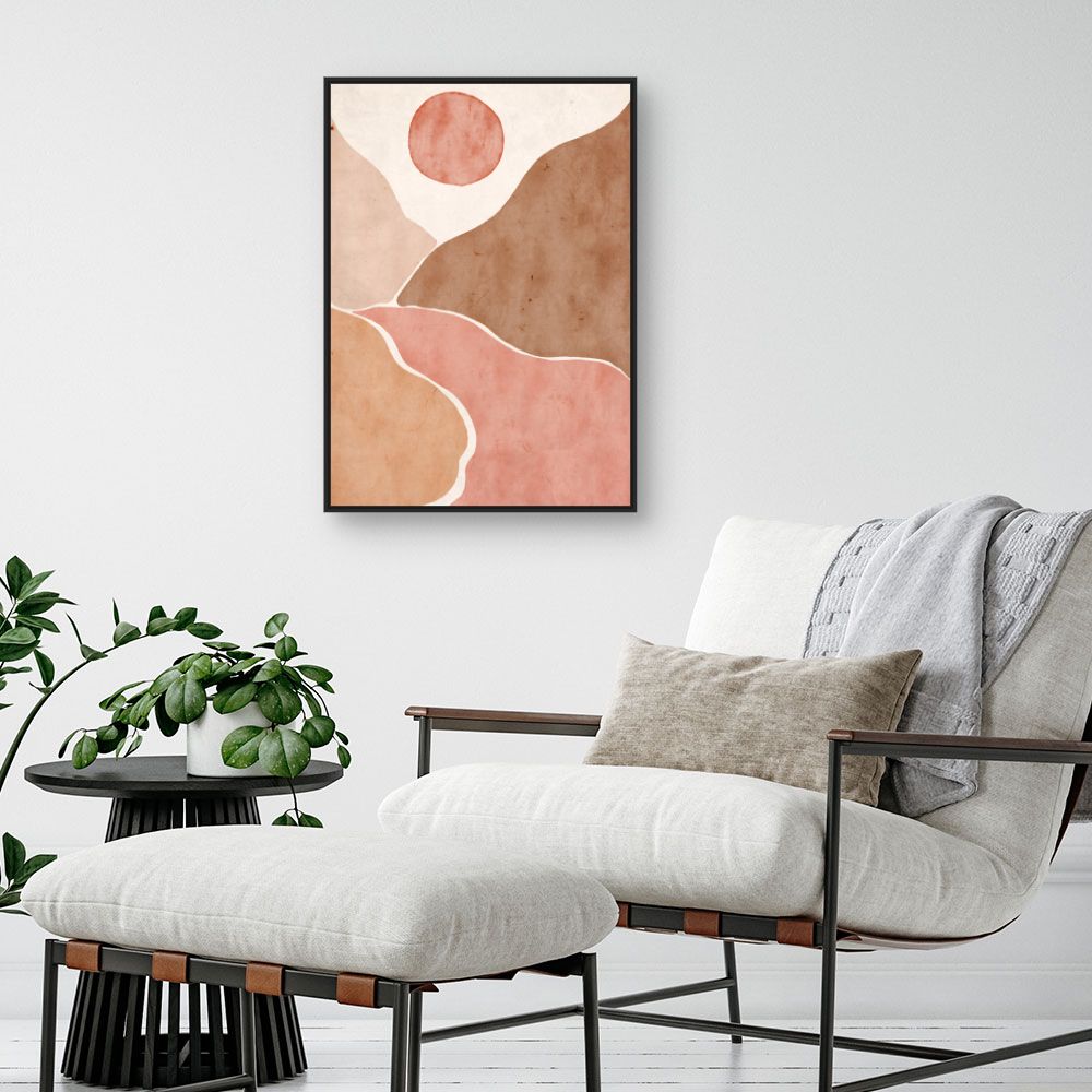 Tableau Abstrait désertique