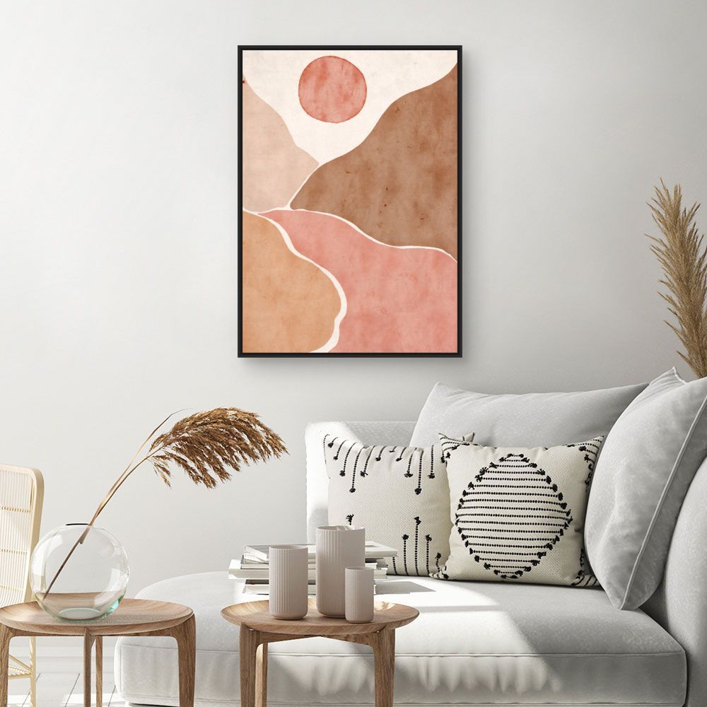 Tableau Abstrait désertique