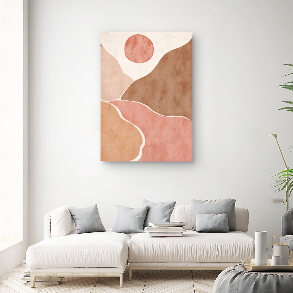 Tableau Abstrait désertique