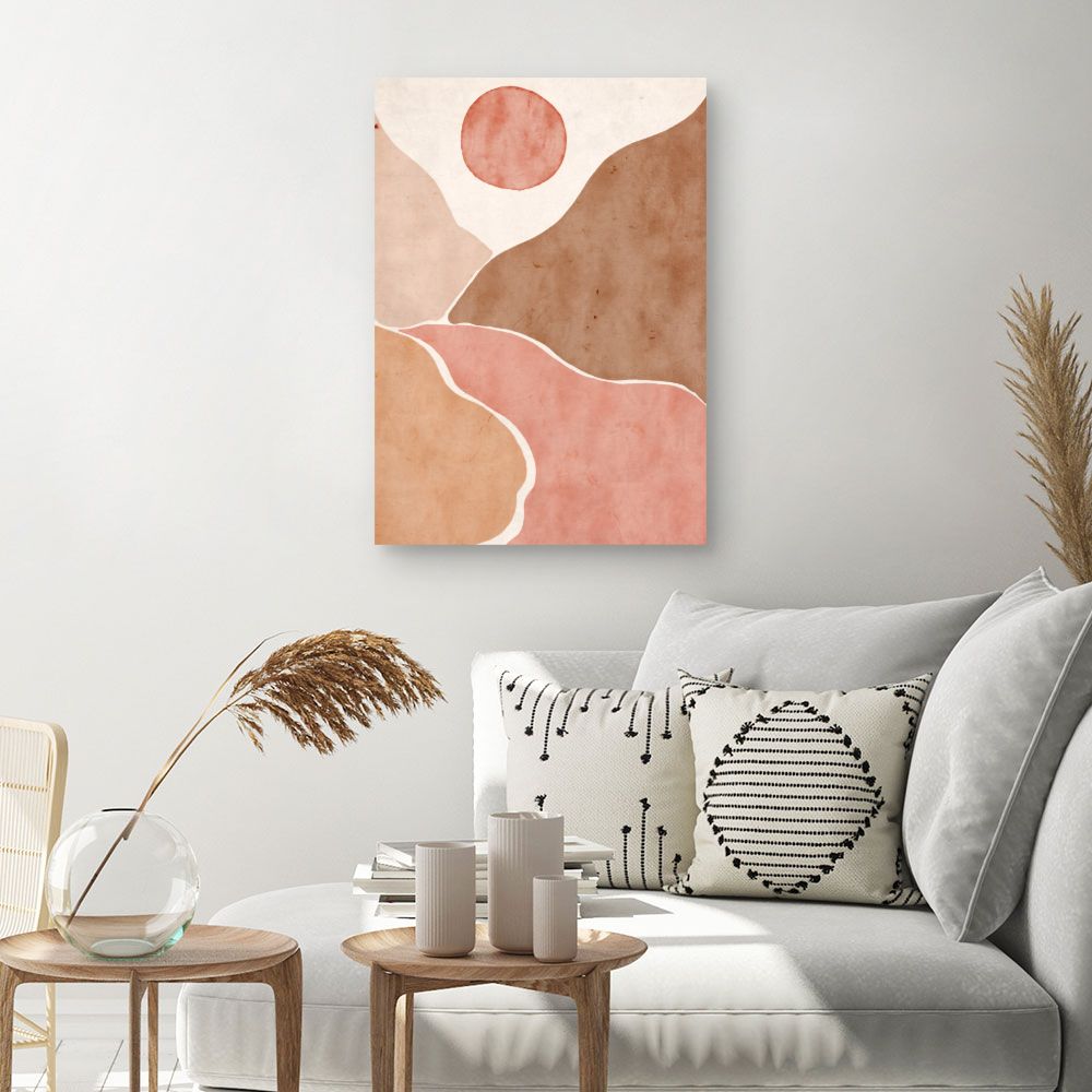 Tableau Abstrait désertique