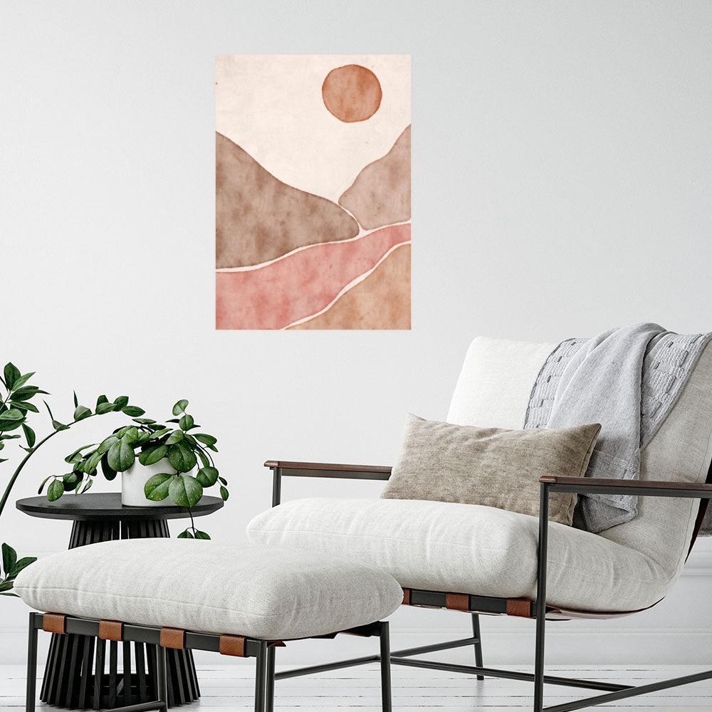 Affiche Paysage abstrait doux