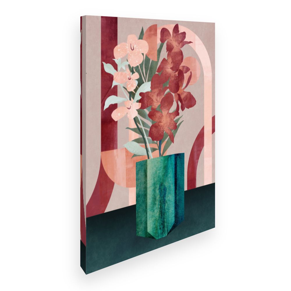 Toile Fleurs modernes