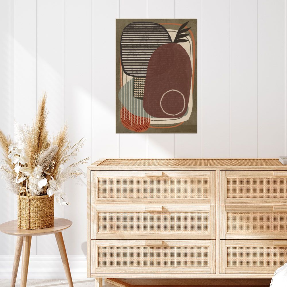 Affiche Formes abstraites uniques