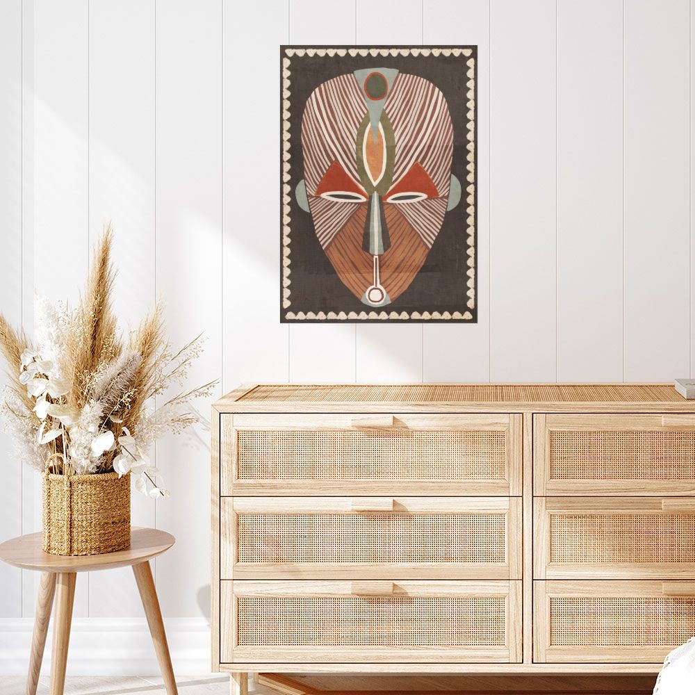 Affiche Masque ethnique fascinant