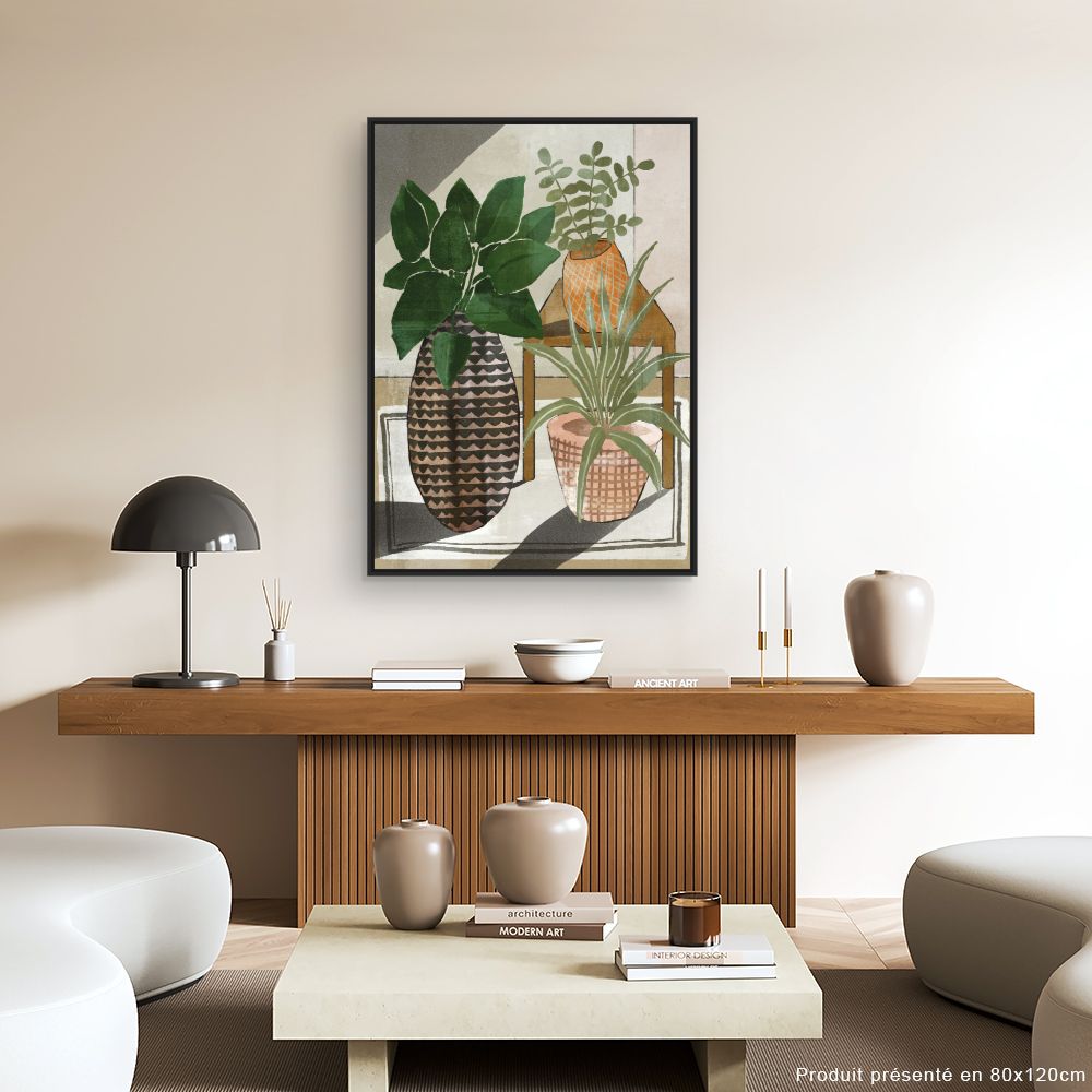 Tableau Plantes en pots