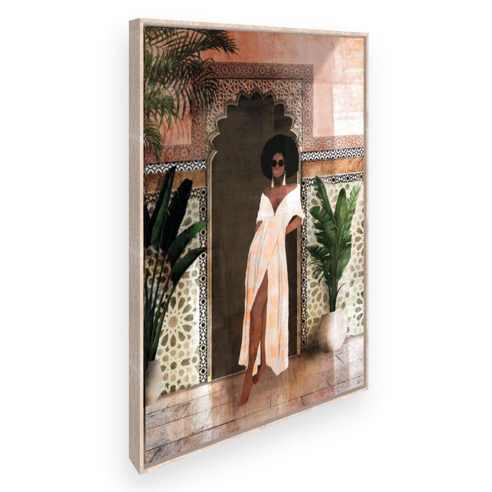 Toile Élégance exotique