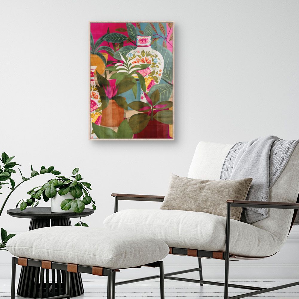 Tableau Nature florale vibrante