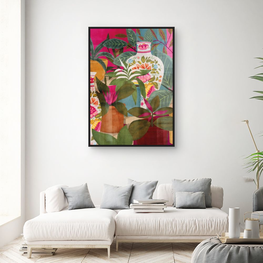 Tableau Nature florale vibrante