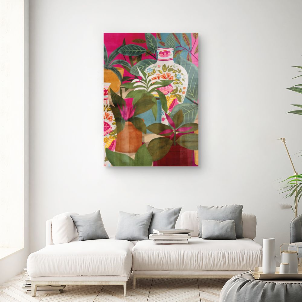 Tableau Nature florale vibrante