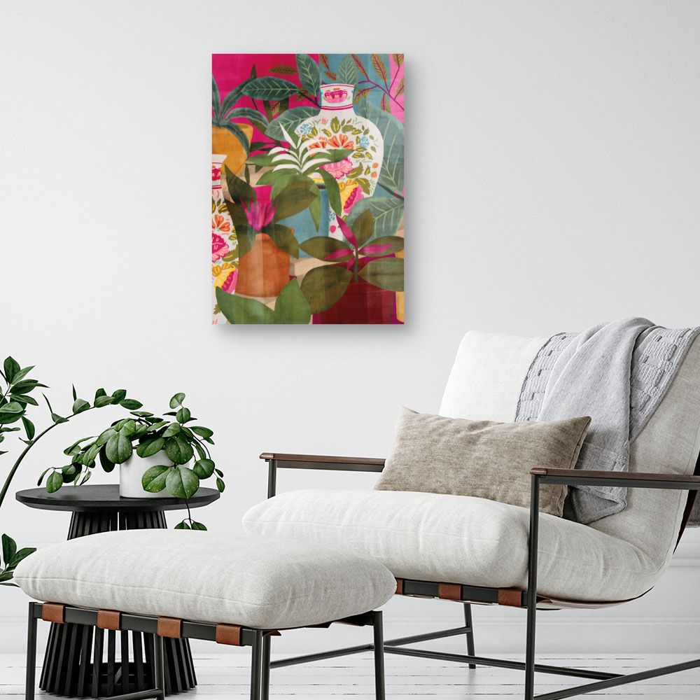 Tableau Nature florale vibrante