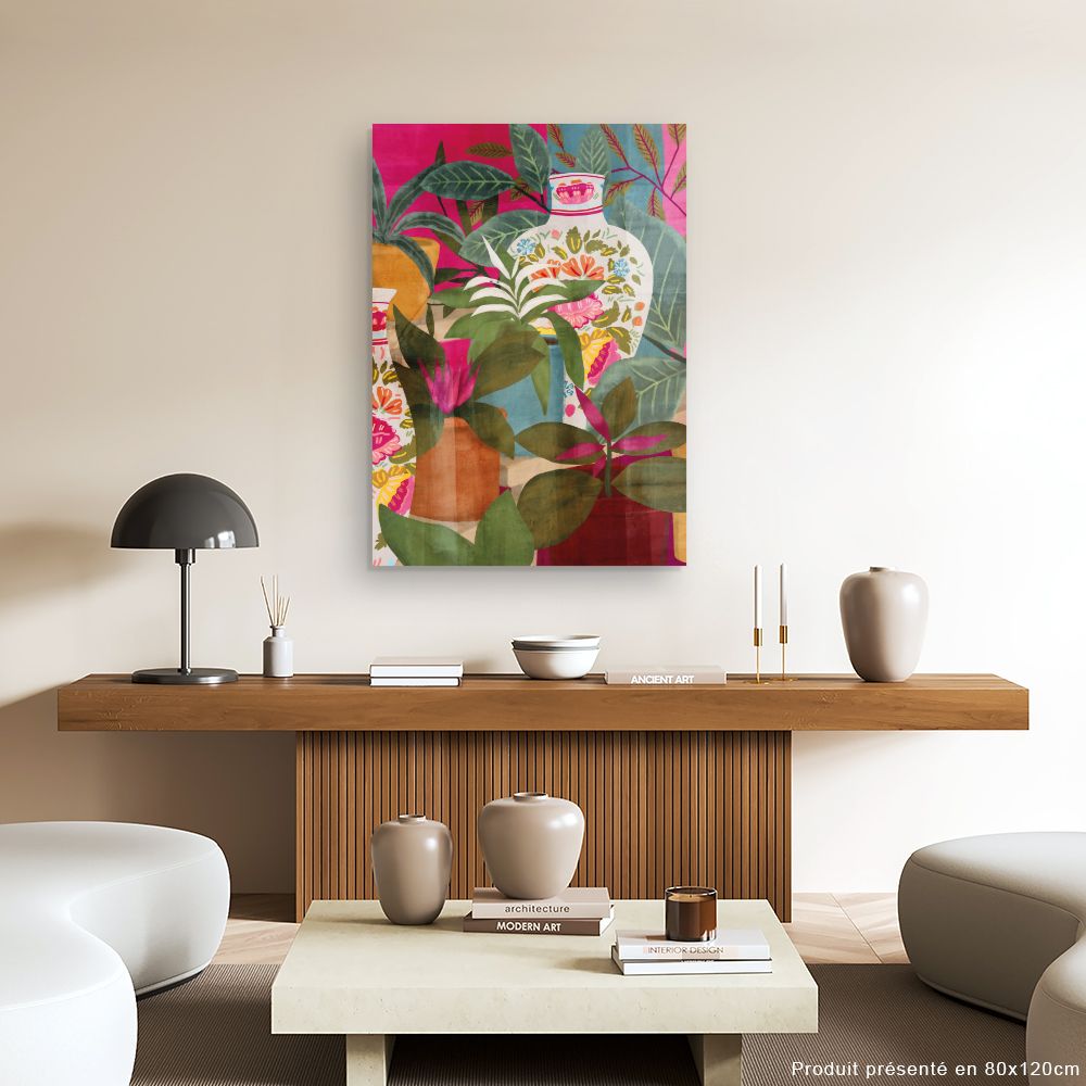 Tableau Nature florale vibrante