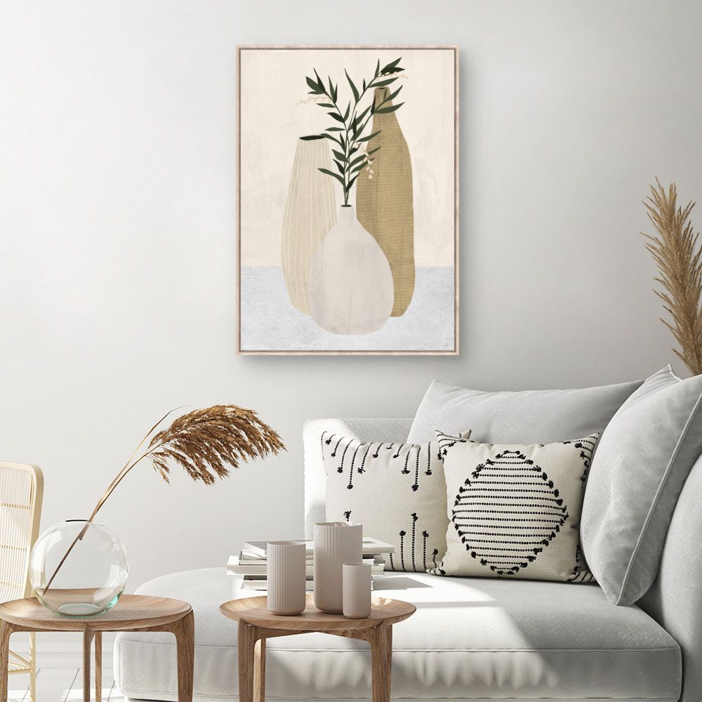 Tableau Vases minimalistes