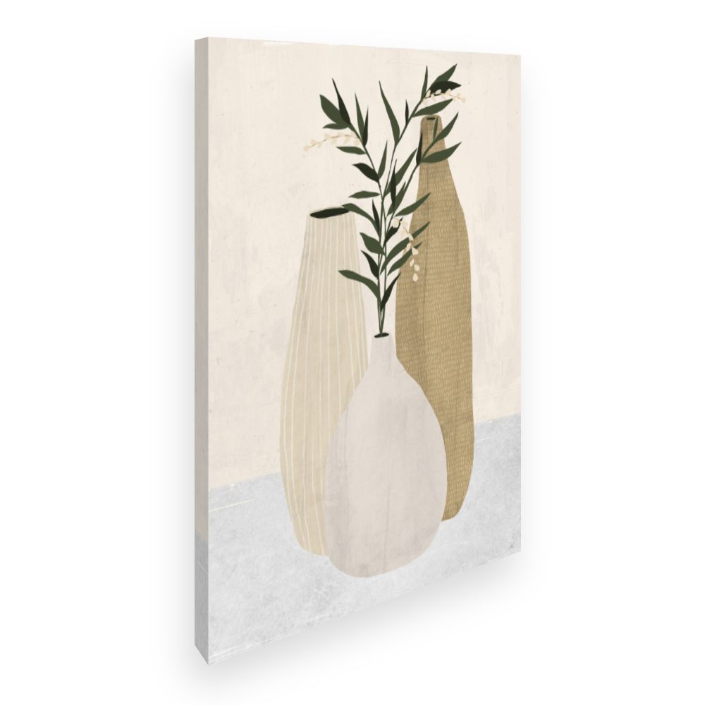 Toile Vases minimalistes