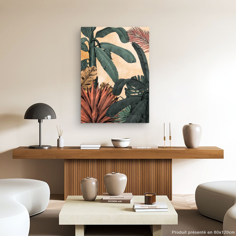 Tableau Jungle exotique