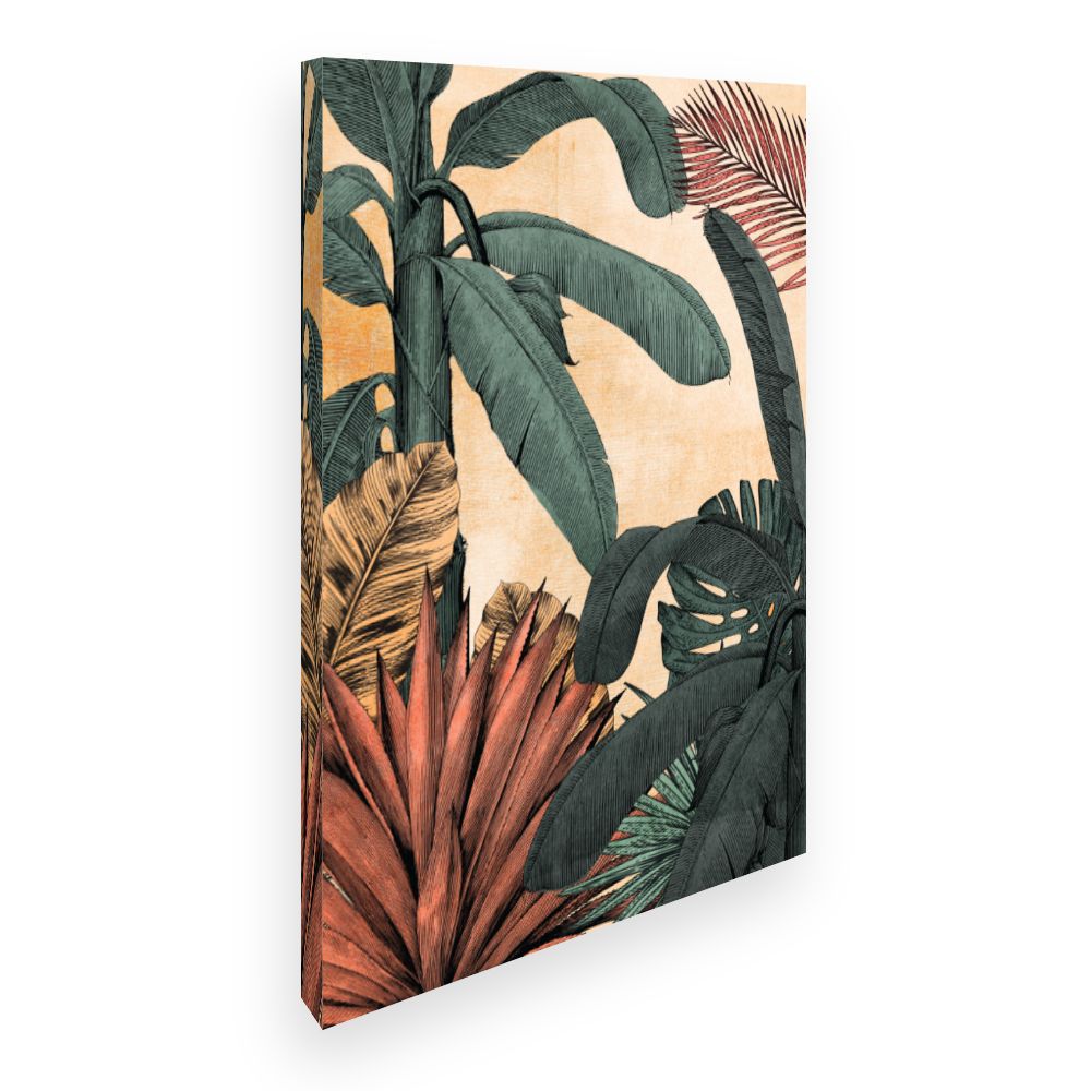 Toile Jungle exotique
