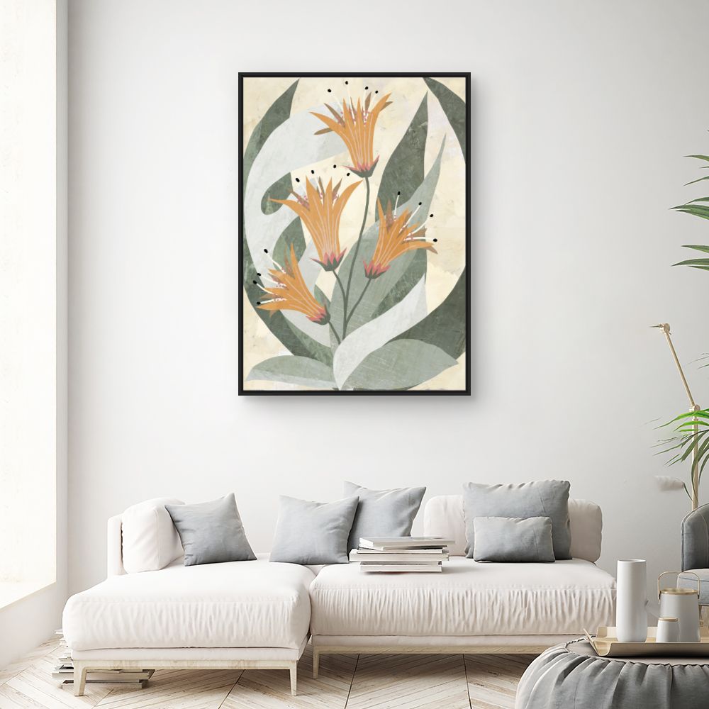 Tableau Fleurs stylisées