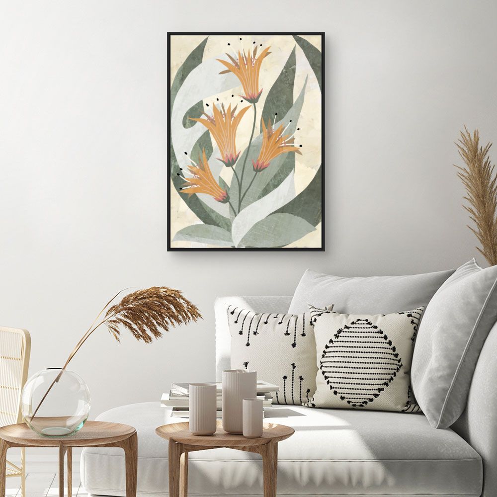 Tableau Fleurs stylisées