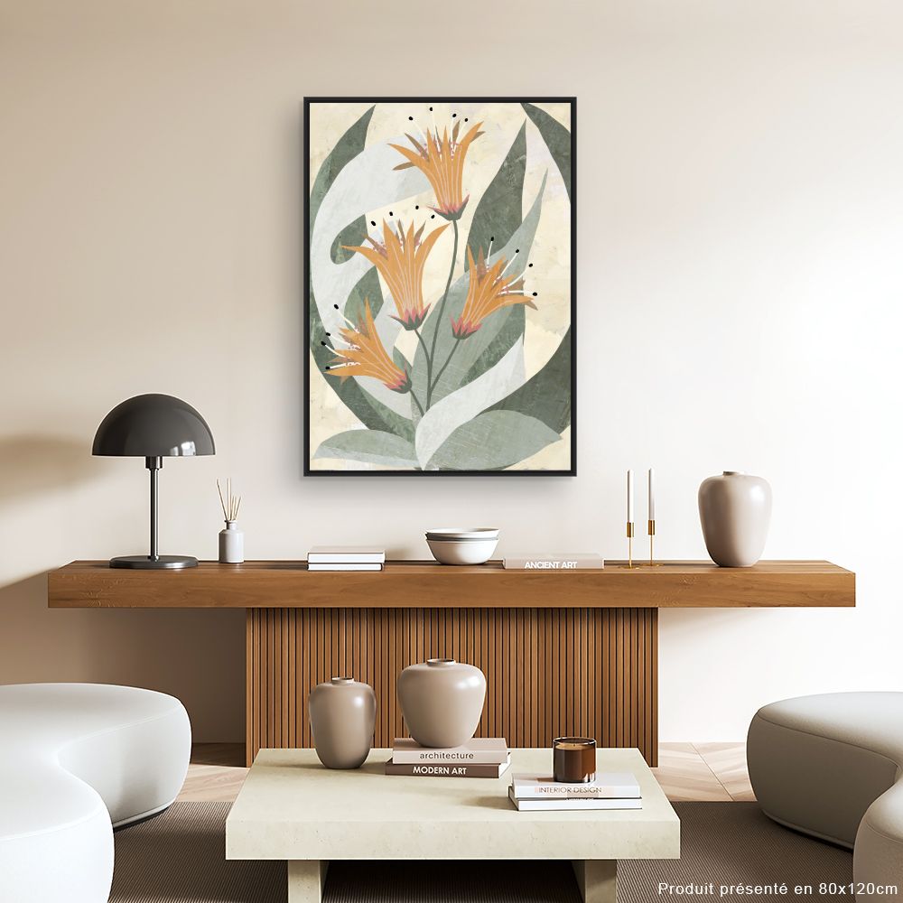 Tableau Fleurs stylisées