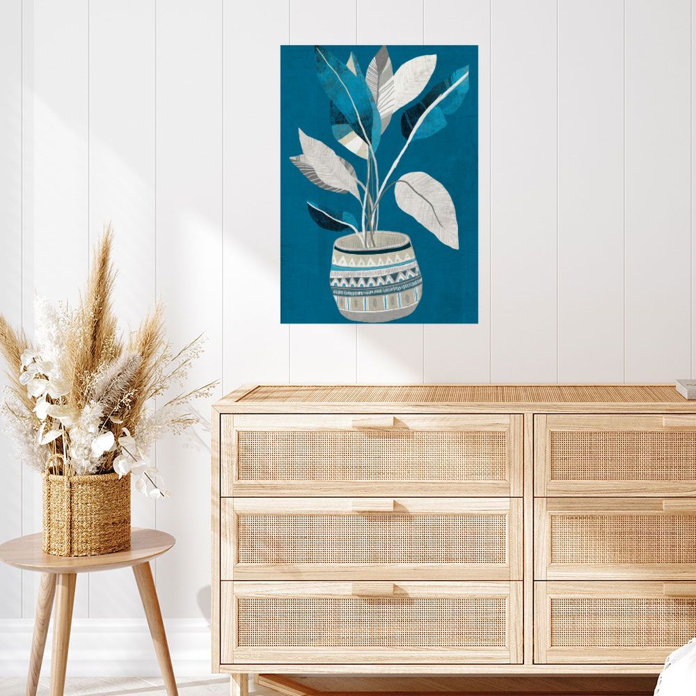 Affiche Feuilles exotiques