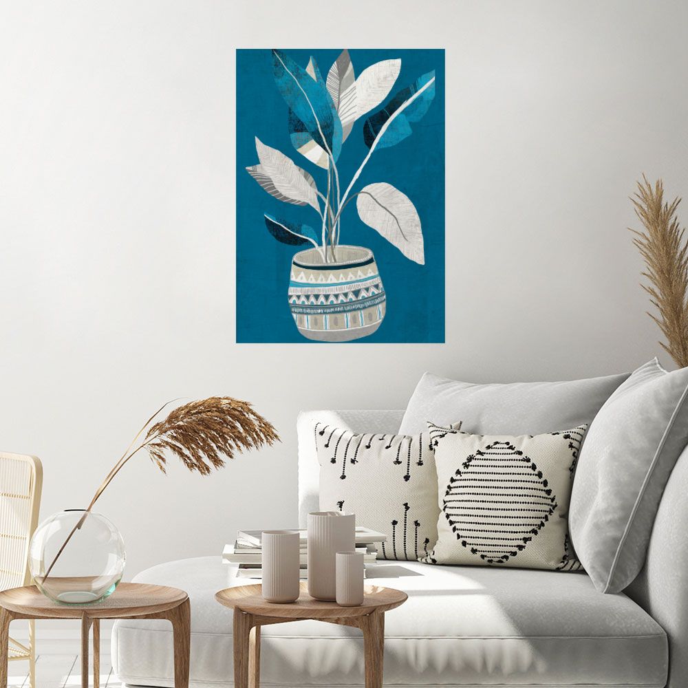 Affiche Feuilles exotiques