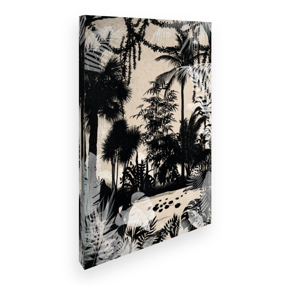 Toile Forêt tropicale luxuriante