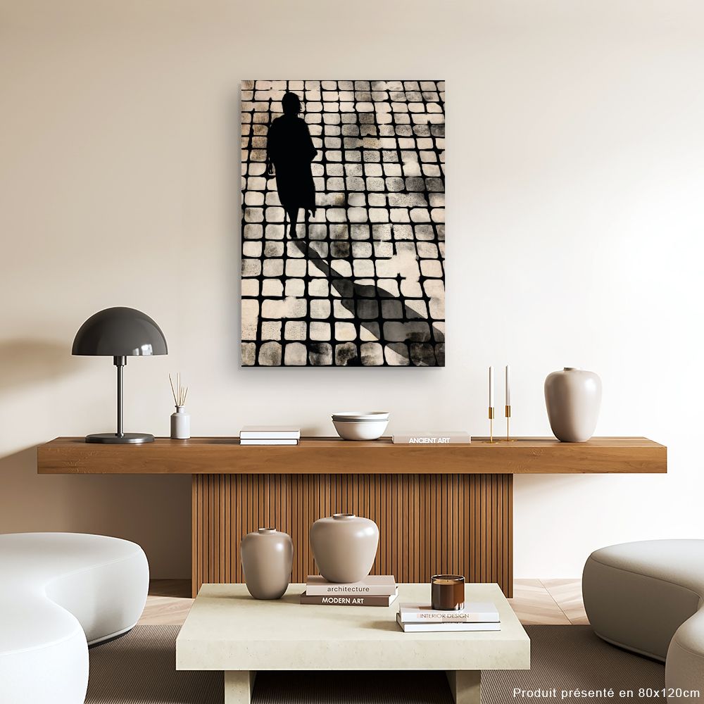 Tableau Silhouette pavée