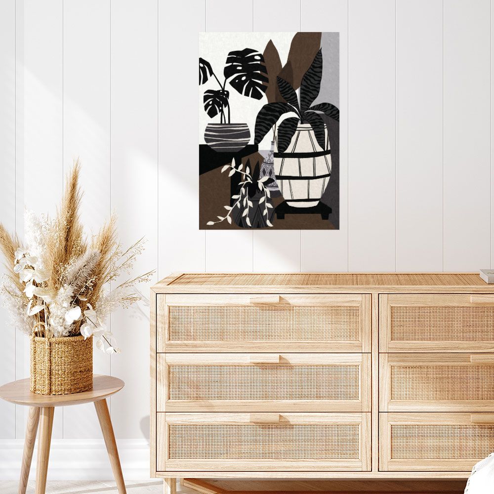 Affiche Feuillage minimaliste