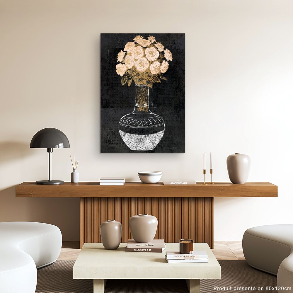 Tableau Bouquet romantique